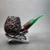 Sean Reum Pipes Large Partially Rusticated Bent Egg Estate Briar Pipe [SOLD OUT] - Image 3