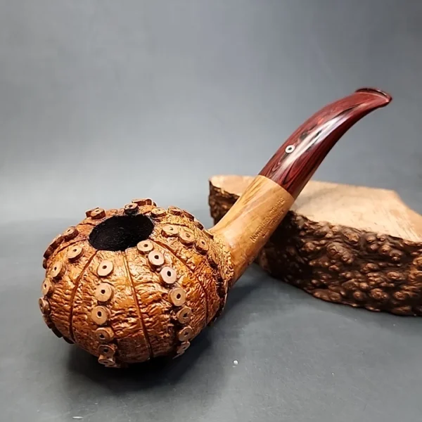 Northern Briars Sea Urchin Group 5 Estate Briar Pipe, English Estates, 9mm [SOLD OUT] - Image 3