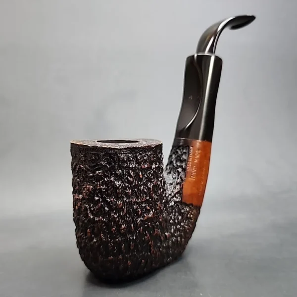 Mauro Armellini Handmade Rusticated Oom Paul Estate Briar Pipe, Unsmoked [SOLD OUT] - Image 4