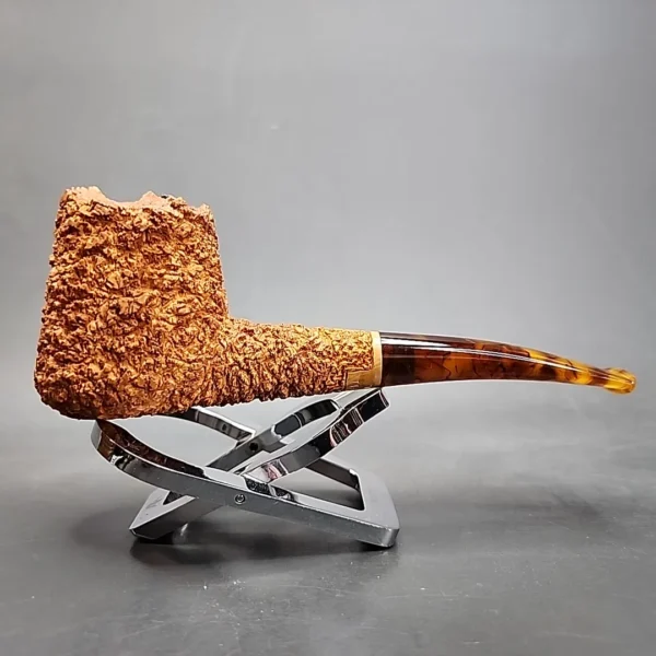 Pipe Tristan Bent Brandy Handmade Briar Pipe, New - Image 4