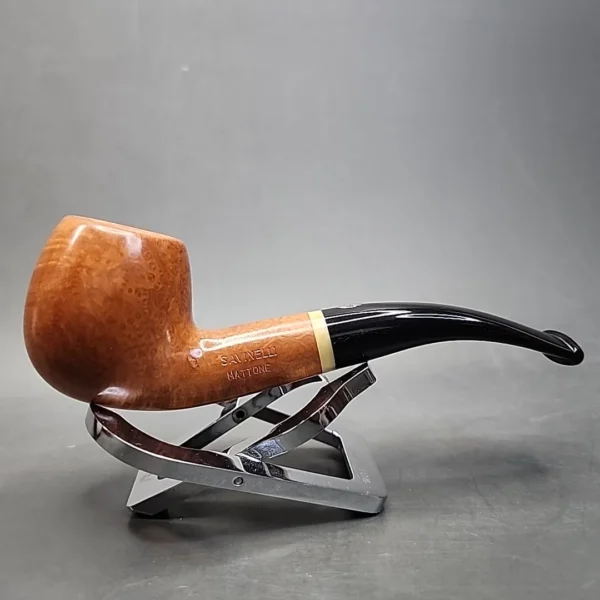 Savinelli Mattone 626 Smooth Bent Apple Estate Briar Pipe, 6mm, Unsmoked - Image 4
