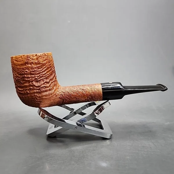 Bill Taylor Ashton Old Church XXX Sandblast Saddle Billiard Estate Briar Pipe [SOLD OUT] - Image 4
