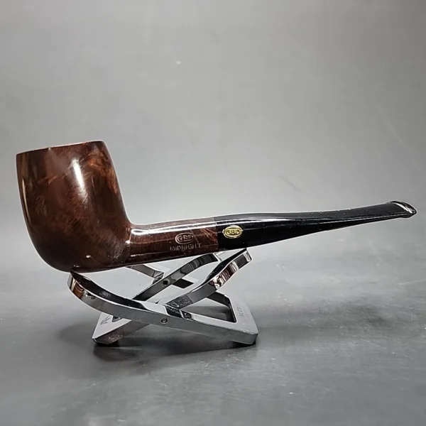 GBD Midnight 133 Smooth Straight Billiard Estate Briar Pipe, Unsmoked [SOLD OUT] - Image 4