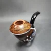 Karim Pipes Smooth Calabash Handmade Briar Pipe, New - Image 4