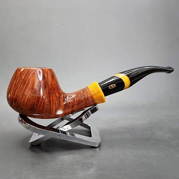 Chacom Richmond 410 Smooth Bent Brandy Estate Briar Pipe, Unsmoked [SOLD OUT] - Image 4