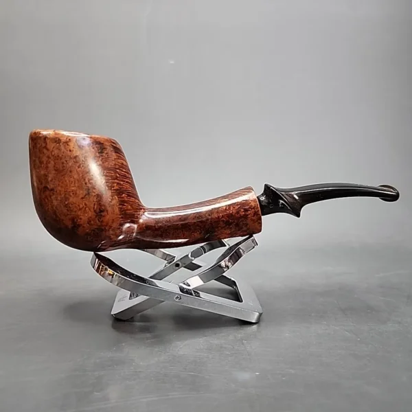 Preben Holm Deluxe Walnut Smooth Tulip Estate Briar Pipe, Danish Estates - Image 4