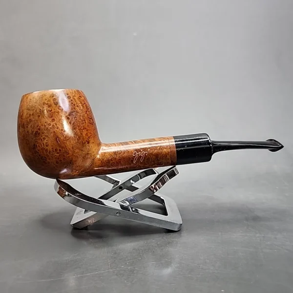 Gigi Giant Smooth Bent Apple Estate Briar Pipe, Unsmoked, 9mm [SOLD OUT] - Image 4