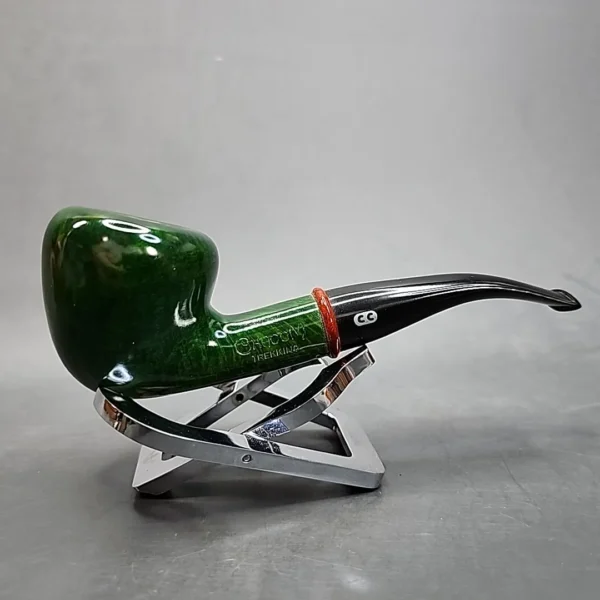 Chacom Trekking Smooth Bent Acorn Estate Briar Pipe, Unsmoked, 3 & 9mm [SOLD OUT] - Image 4