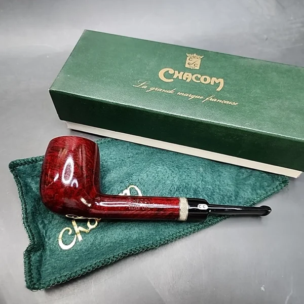 Chacom Silver Line 212 Smooth Lovat Estate Briar Pipe, Unsmoked - Image 4