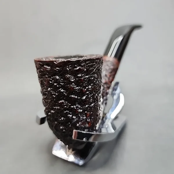 Gigi Unica 785 Rusticated Bent Dublin Estate Briar Pipe Unsmoked 9mm - Image 4