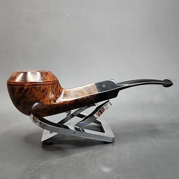 Orlik London 56071 Smooth Bent Bulldog Estate Briar Pipe Unsmoked [SOLD OUT] - Image 4