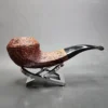 Mark Tinsky Tan Blast 5, Sandblasted Bent Bulldog Estate Briar Pipe [SOLD OUT] - Image 4