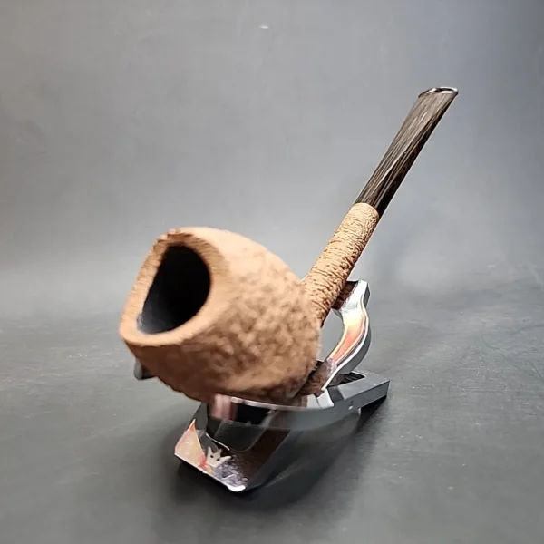 Pipe Tristan Rusticated Straight Cutty Handmade Briar Pipe, New - Image 4