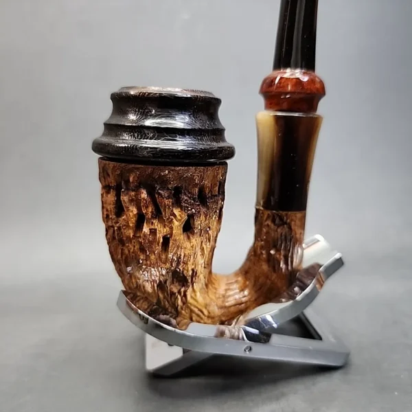 Mutcat Pipes Calabash Handmade Pipe, New - Image 4