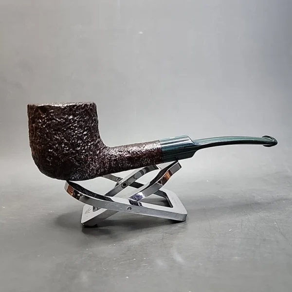 Ashton XXX Pebble Grain 216 Bent Pot Estate Briar Pipe [SOLD OUT] - Image 5