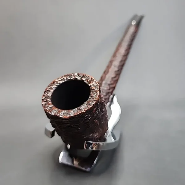 Brebbia Iceberg 800 Rusticated Canadian Estate Briar Pipe, Italian Estates - Image 5
