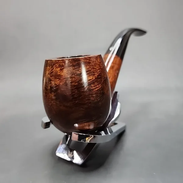 Astleys Smooth Bent Apple Estate Briar Pipe, English Estates - Image 5