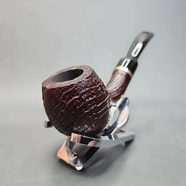 Vauen 5205 Sandblasted Bent Brandy Estate Briar Pipe, Unsmoked, 9mm [SOLD] - Image 5