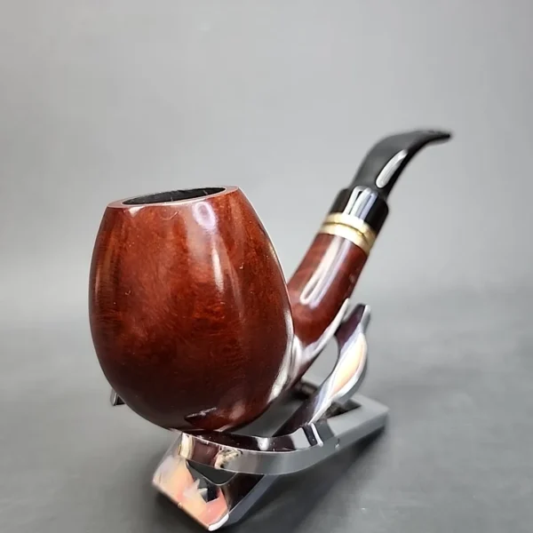 Vauen 3773 Smooth Bent Egg Estate Briar Pipe, Unsmoked, 9mm - Image 5