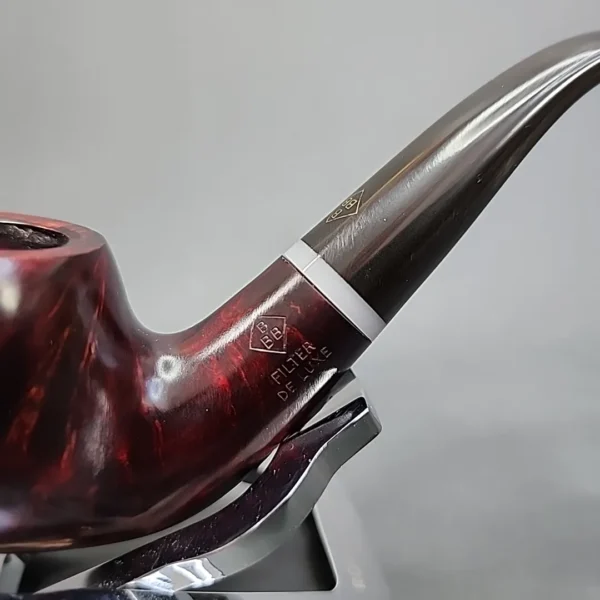 BBB Filter Deluxe D Smooth Bent Apple Estate Briar Pipe, Unsmoked, 6mm [SOLD OUT] - Image 5