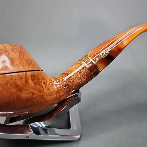 Chacom Corona 427 Smooth Rhodesian Estate Briar Pipe, Unsmoked [SOLD OUT] - Image 5
