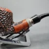 Vauen by Barontini 513 Rusticated Bent Pot Estate Briar Pipe Unsmoked 9mm [SOLD OUT] - Image 5