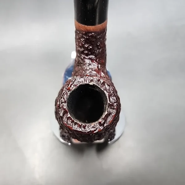 Gigi Unica Rusticated Bent Egg Estate Briar Pipe Unsmoked, 9mm [SOLD OUT] - Image 5
