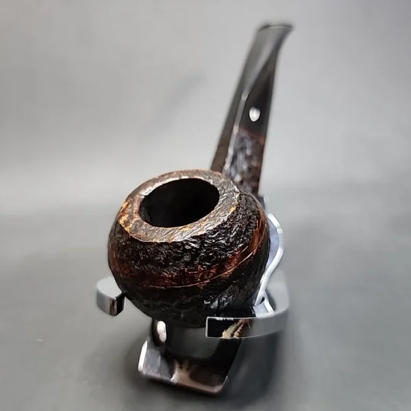 Astleys of London Rusticated Bent Bulldog Estate Briar Pipe - Image 5