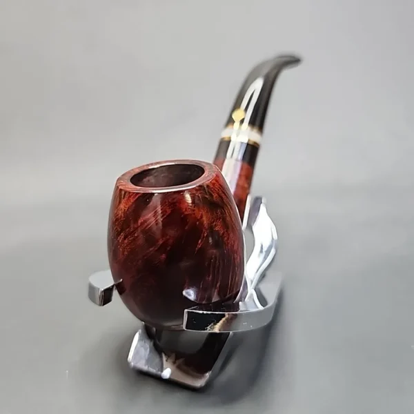 BBB Fiesta 317 Smooth Bent Apple Estate Briar Pipe Unsmoked [SOLD OUT] - Image 5