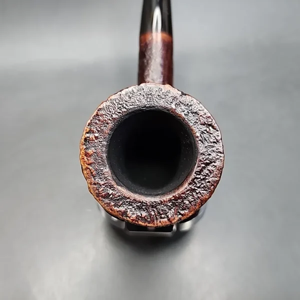 Savinelli Punto Oro 1015 JU Sandblasted Pot Estate Briar Pipe [SOLD OUT] - Image 5