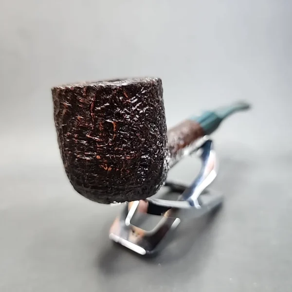 Ashton XXX Pebble Grain 216 Bent Pot Estate Briar Pipe [SOLD OUT] - Image 6