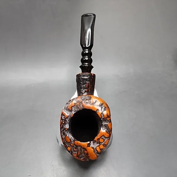 Nording Handmade 4 Partially Sandblasted Freehand Estate Briar, Pipe Unsmoked - Image 6