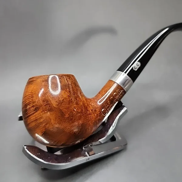 Chacom Golden Grain 184 Smooth Bent Apple Estate Briar Pipe - Image 6