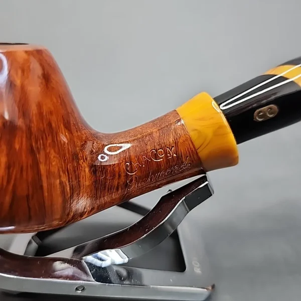 Chacom Richmond 410 Smooth Bent Brandy Estate Briar Pipe, Unsmoked [SOLD OUT] - Image 6