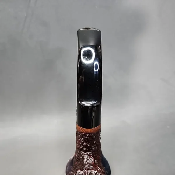 Gigi Unica Rusticated Bent Egg Estate Briar Pipe Unsmoked, 9mm [SOLD OUT] - Image 6