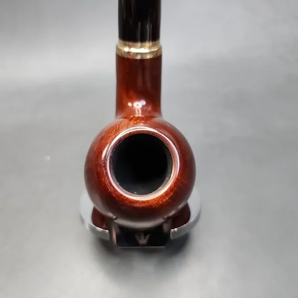 Vauen 3215 Smooth Bent Apple Estate Briar Pipe Unsmoked, 9mm - Image 6