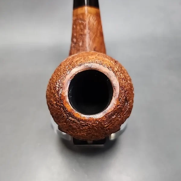 Mark Tinsky Tan Blast 5, Sandblasted Bent Bulldog Estate Briar Pipe [SOLD OUT] - Image 6