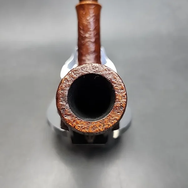 Jess Chonowitsch Sandblasted Bent Egg Estate Briar Pipe, Danish Estates [SOLD OUT] - Image 6