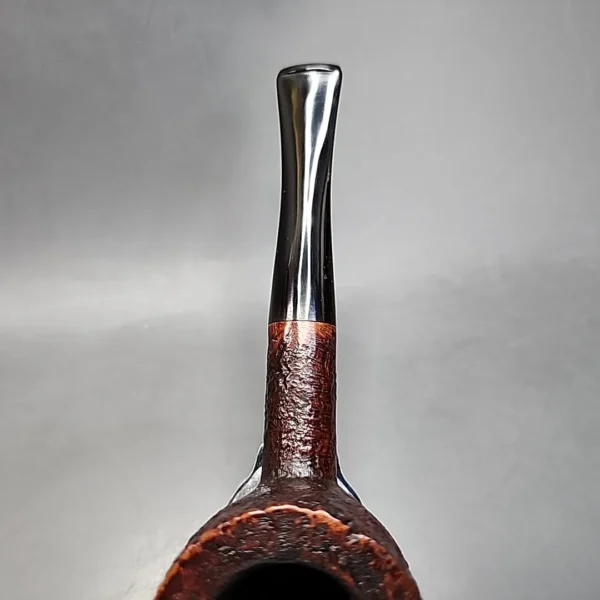 Savinelli Punto Oro 1015 JU Sandblasted Pot Estate Briar Pipe [SOLD OUT] - Image 6