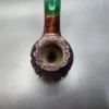 Sean Reum Pipes Large Partially Rusticated Bent Egg Estate Briar Pipe [SOLD OUT] - Image 6