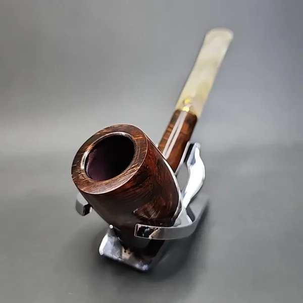 BBB Tortoise 603 Smooth Straight Billiard Estate Briar Pipe, Unsmoked [SOLD OUT] - Image 6
