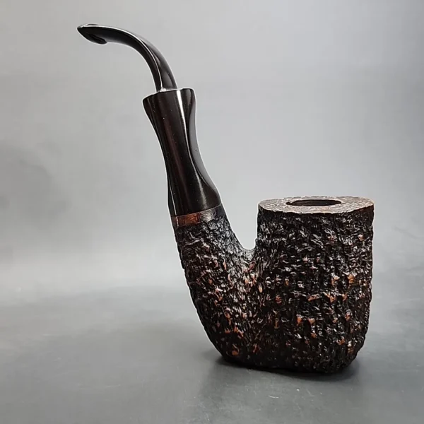 Mauro Armellini Handmade Rusticated Oom Paul Estate Briar Pipe, Unsmoked [SOLD OUT] - Image 7