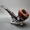 Nording Handmade 4 Partially Sandblasted Freehand Estate Briar, Pipe Unsmoked - Image 7