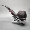 Nording 1997 Hunting Pipe Sandblasted Bent Brandy Estate Briar Pipe, Unsmoked [SOLD OUT] - Image 7
