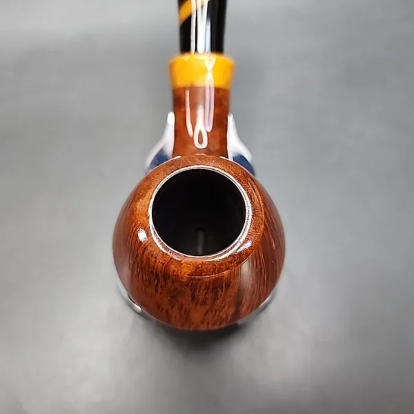 Chacom Richmond 410 Smooth Bent Brandy Estate Briar Pipe, Unsmoked [SOLD OUT] - Image 7