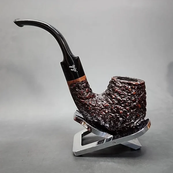 Gigi Unica 778 Rusticated Bent Egg Estate Briar Pipe Unsmoked 9mm - Image 7