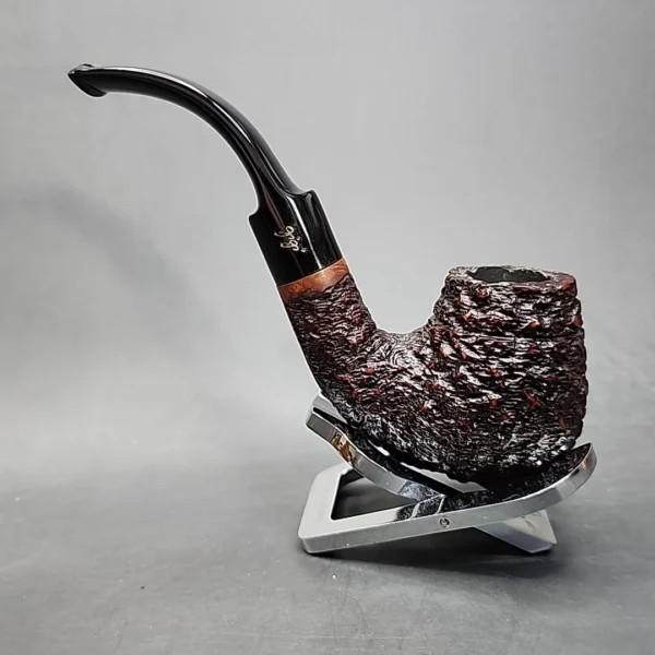 Gigi Unica Rusticated Bent Egg Estate Briar Pipe Unsmoked, 9mm [SOLD OUT] - Image 7