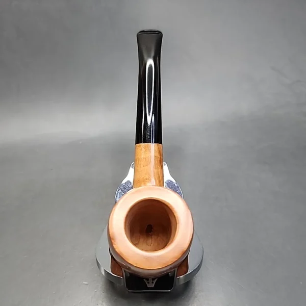Roma Smooth Bent Billiard Estate Briar Pipe, Unsmoked - Image 7