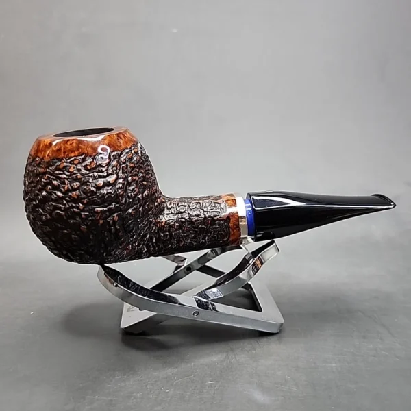 Vauen McRooty 412 Rusticated Straight Apple Estate Briar Pipe, Unsmoked, 9mm [SOLD OUT] - Image 7