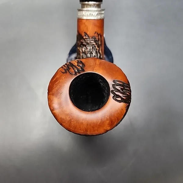 Vauen by Barontini 55 Rusticated Bent Dublin Estate Briar Pipe, Unsmoked, 9mm [SOLD OUT] - Image 7